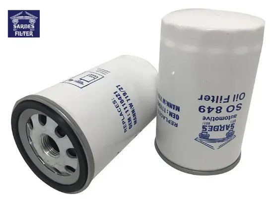 Yağ filtresi ford escort/focus/mondeo/mazda 1.25-1.4-1.6 benzin uzun tip eski model Sardes 1119421/ 1071746/ 1663050 resmi