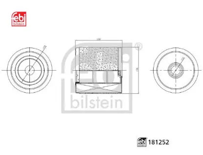Hava filtresi audı a6-a7 2018 > dezd-dezf-dfba-dtpa-dtpb-desa 2.0 tdi Febı bılsteın 4K0133844E/ 4K0133844A resmi