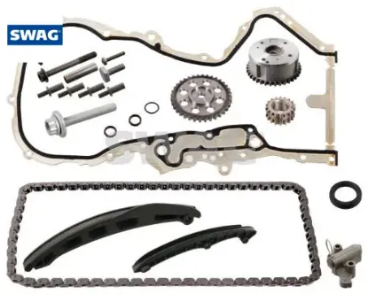 Eksantrik zincir seti golf5/6-jetta-passat-scırocco-a3-leon 1.6 fsı blf - 1.4 tsı caxa-bmy-blg kompl Swag 03C198119/ 03C109158A/ 03C109507AH resmi