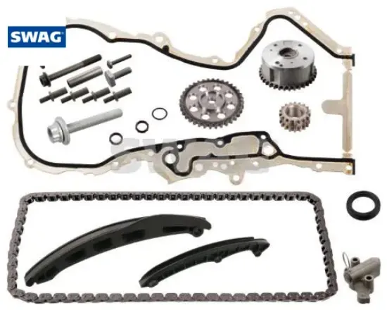 Eksantrik zincir seti golf5/6-jetta-passat-scırocco-a3-leon 1.6 fsı blf - 1.4 tsı caxa-bmy-blg kompl Swag 03C198119/ 03C109158A/ 03C109507AH resmi