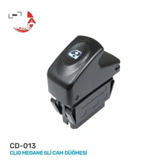 Cam açma anahtarı sağ megane ı-clıo ıı 98-05 5 fiş-tekli 7700838099 resmi