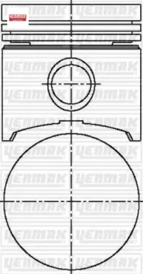 Motor piston segman std r1227-r1397-r2387-r4 2430-r4 break long-r4 f6r 2370-r4 fourgon netta Yenmak 7700743329 resmi
