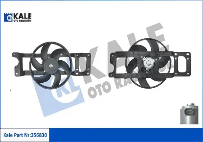 Fan motoru dacıa logan 04> renault clıo ıı 98> kangoo 97> 1.2 1.4 Kale radyatör 6001547043/ 6001550770/ 8200702955 resmi