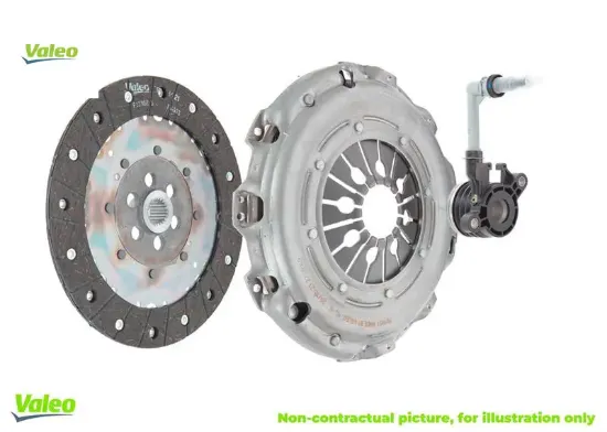 Debriyaj seti baskı dısk hıdrolık rulman clıo ııı-modus 1.2 16v 09/04> d4f.7.40-jh3 çift segmanlı ru Valeo 7701475996/ 7701476816/ 7701476816 resmi