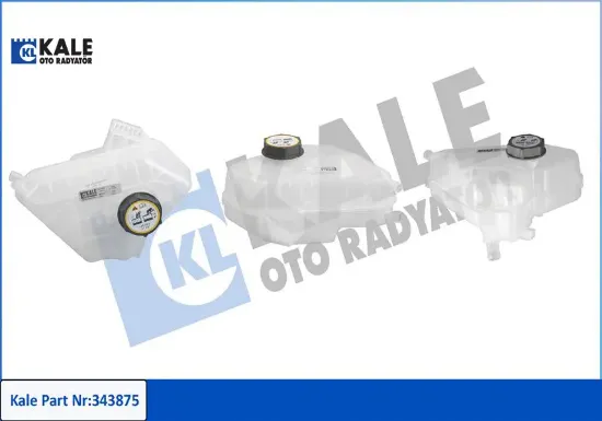 Radyatör yedek su deposu ford fiesta 08> 1.4 tdci kapaklı Kale radyatör 1504818/ 8V218K218BB resmi