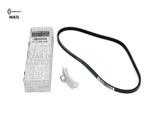 Alternator kayıs kıtı clıo ıv 12>symbol ııı 13> sandero ıı 13> logan ıı 12> 1.2 d4f 3pk 751mm Maıs 117200033R resmi
