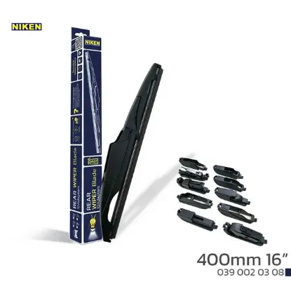 Nıken 400mm 16 10 aparatlı arka silecek süpürgesi Nıken UNIVERSAL resmi
