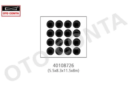 Subap lastiği renault clıo ııı 05> clıo ıv 12> twıngo ıı 07> 1.2 16v d4f 8 li Otoconta 8200171215 resmi