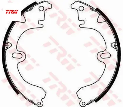 Arka pabuç balata toyota corolla 87-00 carına 83-97 camry 83-91 200×37 Trw 0449512250/ 0449520150 resmi