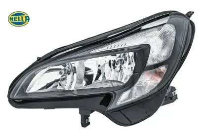Sol far opel corsa e 14>19 akkor gündüz sürüş farı tanım a25 Hella 39108222/ 1216849/ 13381335 resmi