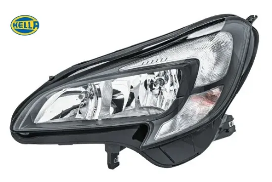 Sol far opel corsa e 14>19 akkor gündüz sürüş farı tanım a25 Hella 39108222/ 1216849/ 13381335 resmi