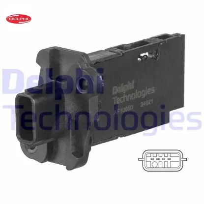 Debimetre sensörü hava akışmetre kaptörü trafıc ııı-vıvaro-kadjar-koleos-qashqaı 1.6dci r9m Delphı 2268000Q0A/ 226807131R resmi