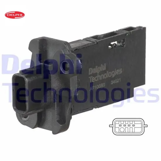 Debimetre sensörü hava akışmetre kaptörü trafıc ııı-vıvaro-kadjar-koleos-qashqaı 1.6dci r9m Delphı 2268000Q0A/ 226807131R resmi