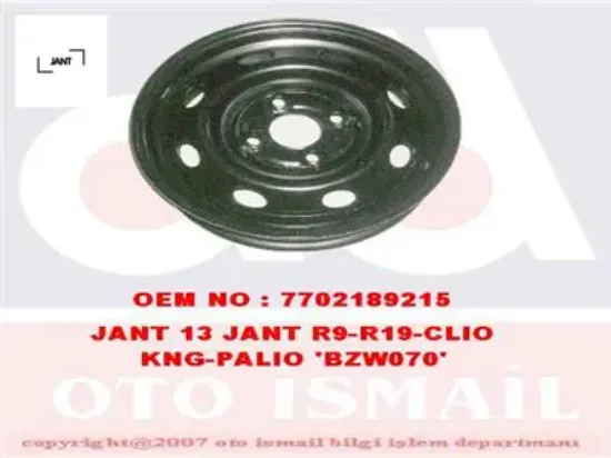Jant 13 jant 4 bijon renault r9-r19-r21-megane ı-clio-kangoo 7702189215/ 7701349748 resmi