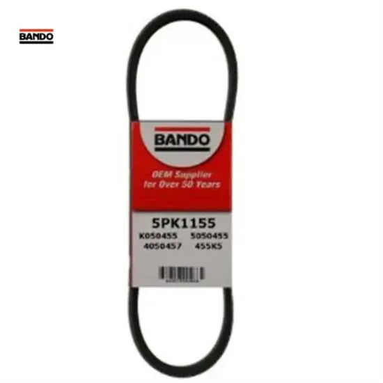Kanallı kayış cıtron xm 2.0t fıat punto 99> 1.2 8v peugeot 605 2.0 honda jazz ıı 02>08 5pk 1155 Bando 46818260/ 38920PW0J01/ 5750.C0 resmi