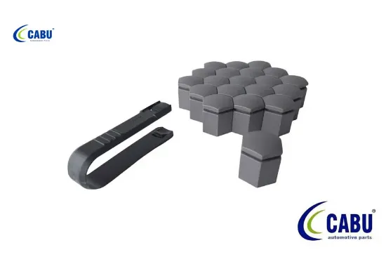 Bijon kapağı kömür metalik 19×27mm astra j - k. ınsıgnıa b. zafıra 20 adet 220644 Cabu 13450276/ 1008036 resmi