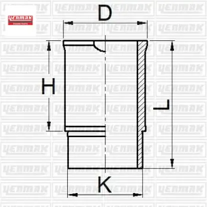 Motor gömleği std r12 1300 cc. Yenmak 7700500227 resmi