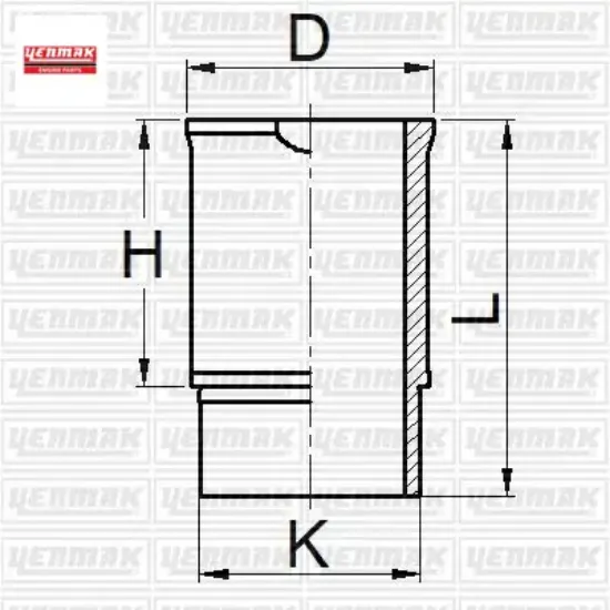 Motor gömleği std r12 1300 cc. Yenmak 7700500227 resmi