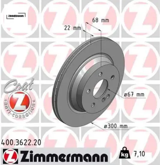 Fren dıskı arka mercedes w211 w212 s212 c218 c219 x204 A0004230912 resmi