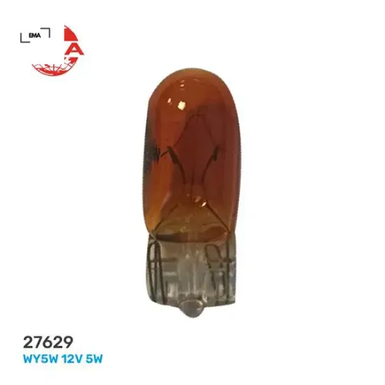 Büyük dipsiz ampül amber 27169 12v 5w sarı resmi