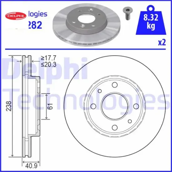 Ön fren aynası küçük renault r9-r11-r19-r21 clıo ı 91>96 clıo ıı 98> clıo symbol 00>09 kangoo 97> me Delphı 7700756572/ 7701204286 resmi