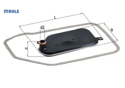 Hidrolik filtre takımı passat-a4-a6 97-05 -skoda superb 02-05 zf5hp19fl otomatik şanzuman Mahle 01V325429 resmi