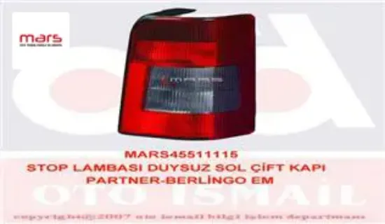 Stop lambası duysuz sol çift kapı partner-berlıngo em Mars 6350.H2 resmi
