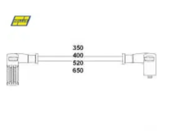 Buji kablosu tmpr mpı 1.6ie 8v-punto 1.4 gt turbo Hellux 7785350 resmi