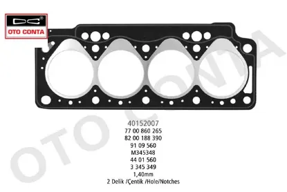 Skc kng td-exp-mgn 1.9 d 1.40 mm süper kalite Otoconta resmi