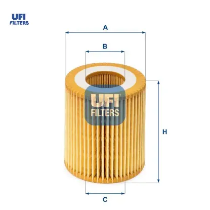 Yağ filtresi astra h-vectra c-sıgnum-zafıra b 1.9 cdtı-croma-grande punto 1.9 mtj Ufı 5650354/ 55189320/ 71737926 resmi