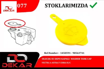 Sılecek su depo kapagı vectra a astra f corsa b/c Dekar 1450591/ 90563741 resmi