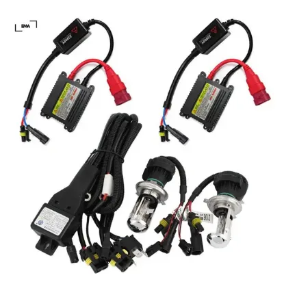 H4 8000k zenon set slım ballast resmi