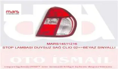 Stop lambası duysuz sağ clıo 02 >beyaz sinyalli Mars 8200403982 resmi