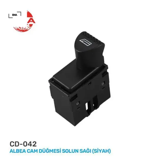 Cam açma anahtarı fıat albea sol kapı sağ cam tekli - sürücü 98809718 resmi