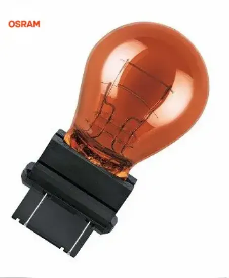 Ampul 12v py27/7w fren ampulü plastik soketli Osram resmi