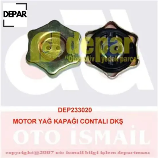 Motor yağ kapağı contalı dkş 85000271 resmi