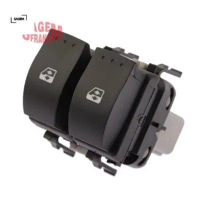 Cam açma düğmesi megane ıı ön sol gri çiftli Sagem 8200315042 resmi