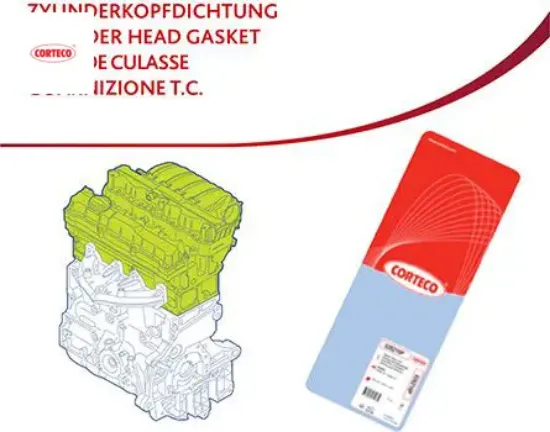 Silindir kapak contası astra k-ınsıgnıa b-mokka 1.4-1.5 b1.4xft-b15sf-d15sf cruze 1.4 Corteco 12663440 resmi