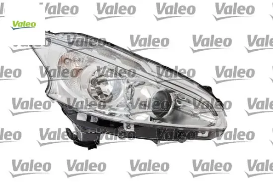 Sağ far p208 12>19 elektrikli h7 motorlu led gündüz farlı Valeo 1608206680/ 1609697280/ 1685352480 resmi