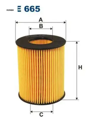 Yağ filtresi ford mondeo 01> 1.8-2.0-2.3 zetec Fıltron 4S7J6744AA/ 1119269/ L32114302 resmi
