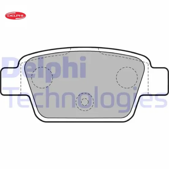 Arka fren balatası fıat stılo 02> lınea 07> bravo ıı 07>14 alfa romeo mito 08> multıpla 99> Delphı 77364590/ 77363518/ 77362768/ 9949280 resmi