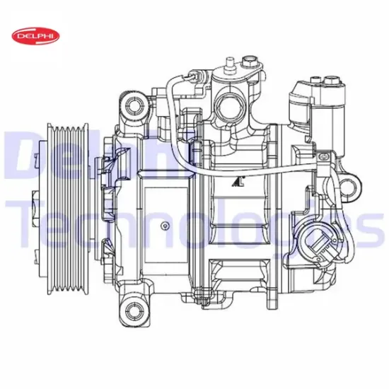 Klıma kompresoru bmw f20 f21 f30 f31 f35 Delphı 64529222308 resmi