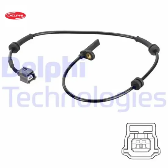 Abs sensörü ön sağ-sol renault kadjar 15> nıssan qashqaı ıı 13> j11 Delphı 479104EA0A resmi