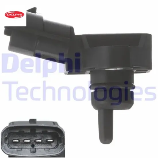 Emme manifold sensörü map sensörü hyundaı elantra 1.6l g4fg 11-> / i30 1.6l g4fd gdi 11-> / bayon 1. Delphı 393002B000/ 393002B100 resmi