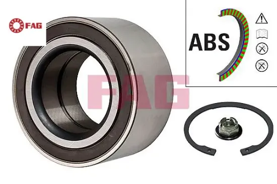 On teker rulmanı kıt focus ııı 11>17 kuga ı-ıı 08>14 yenı connect 14> abs lı Fag 8V411215BB/ 8V411K018AA/ LX6C1215A4A resmi