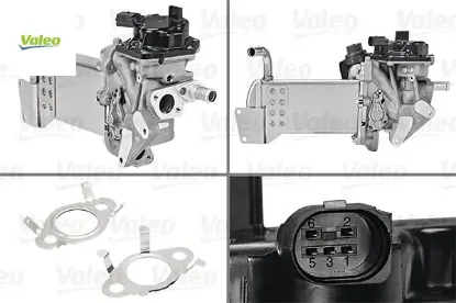 Egr soğutucusu valfi vw amarok 2.0 tdi-bitddı 10 > audı q5 2.0 tdi 09 > Valeo 03L131512DM/ 03L131512DJ/ 03L131512BP resmi