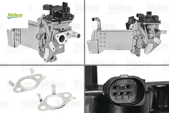 Egr soğutucusu valfi vw amarok 2.0 tdi-bitddı 10 > audı q5 2.0 tdi 09 > Valeo 03L131512DM/ 03L131512DJ/ 03L131512BP resmi