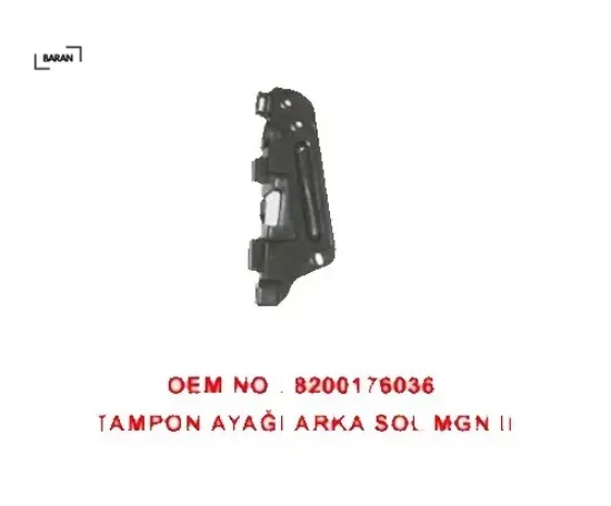 Arka tampon tuturucu sol mgn ıı 8200176036 resmi