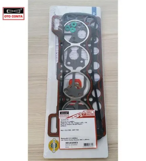 Üst takım conta keçesiz-subap lastiksiz r12 1400 Otoconta 40102003 resmi