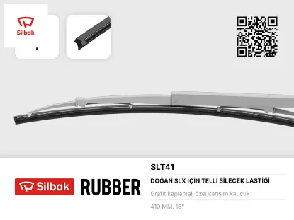 Silecek lastiği 410mm telli slx Sılbak resmi